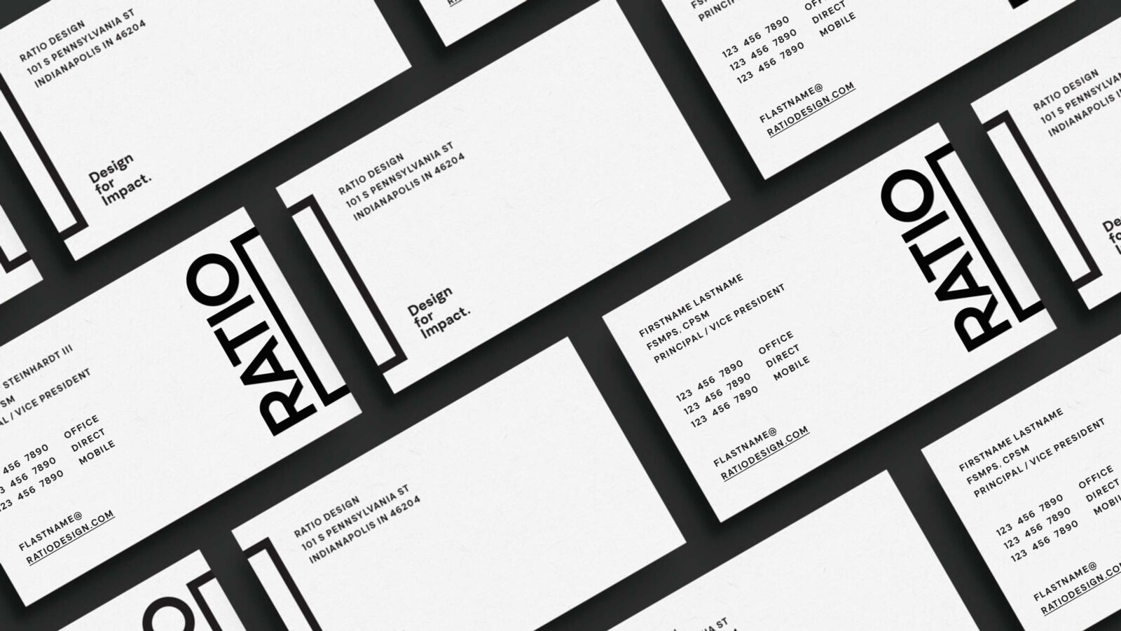 Ratio design business card