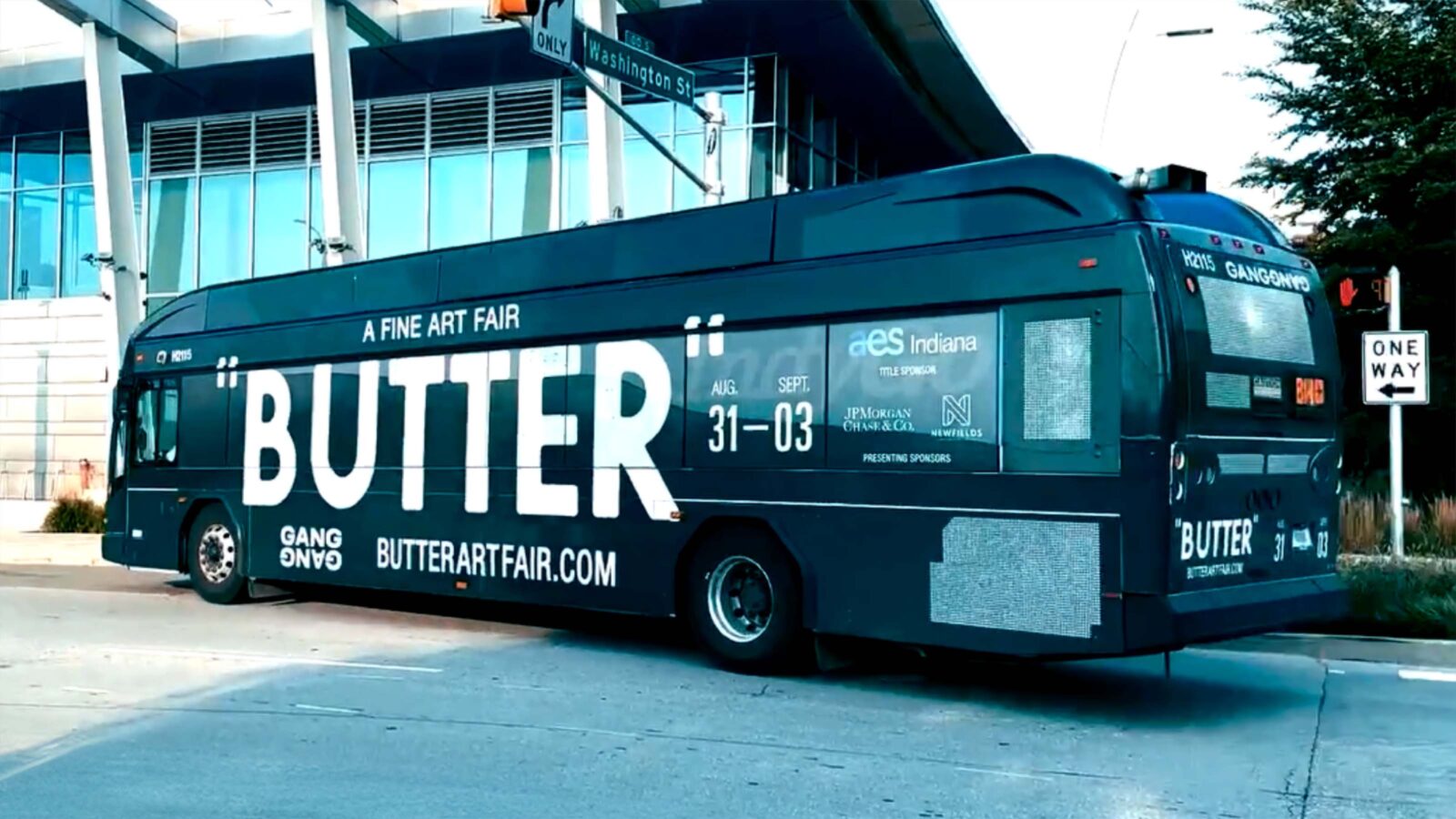BUTTER-wrapped IndyGo Bus